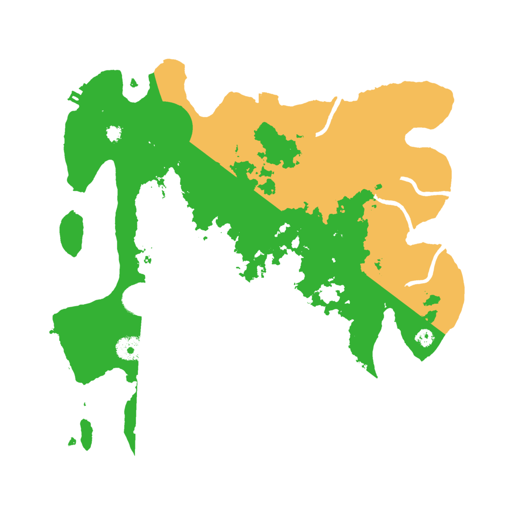 Biome Rust Map: Procedural Map, Size: 3000, Seed: 808006853