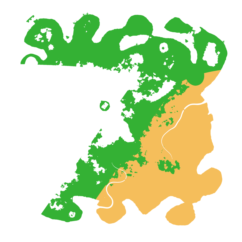 Biome Rust Map: Procedural Map, Size: 3850, Seed: 81346609