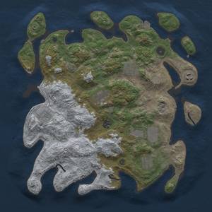 Thumbnail Rust Map: Procedural Map, Size: 3700, Seed: 586885033, 14 Monuments