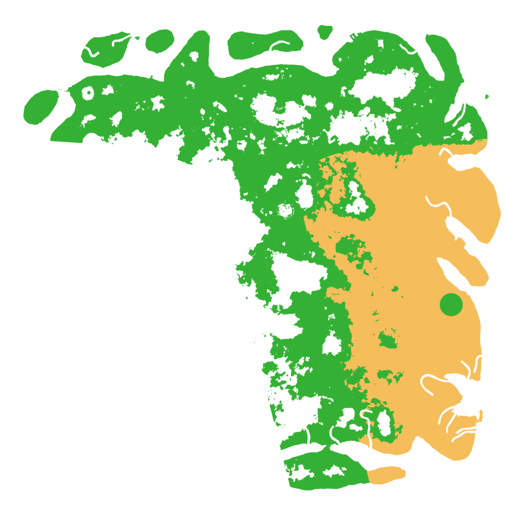 Biome Rust Map: Procedural Map, Size: 6000, Seed: 822722681