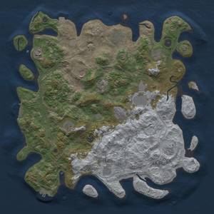 Thumbnail Rust Map: Procedural Map, Size: 4250, Seed: 397355039, 19 Monuments