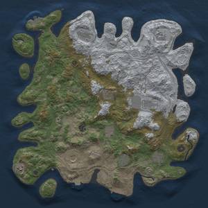 Thumbnail Rust Map: Procedural Map, Size: 4250, Seed: 4012024, 19 Monuments