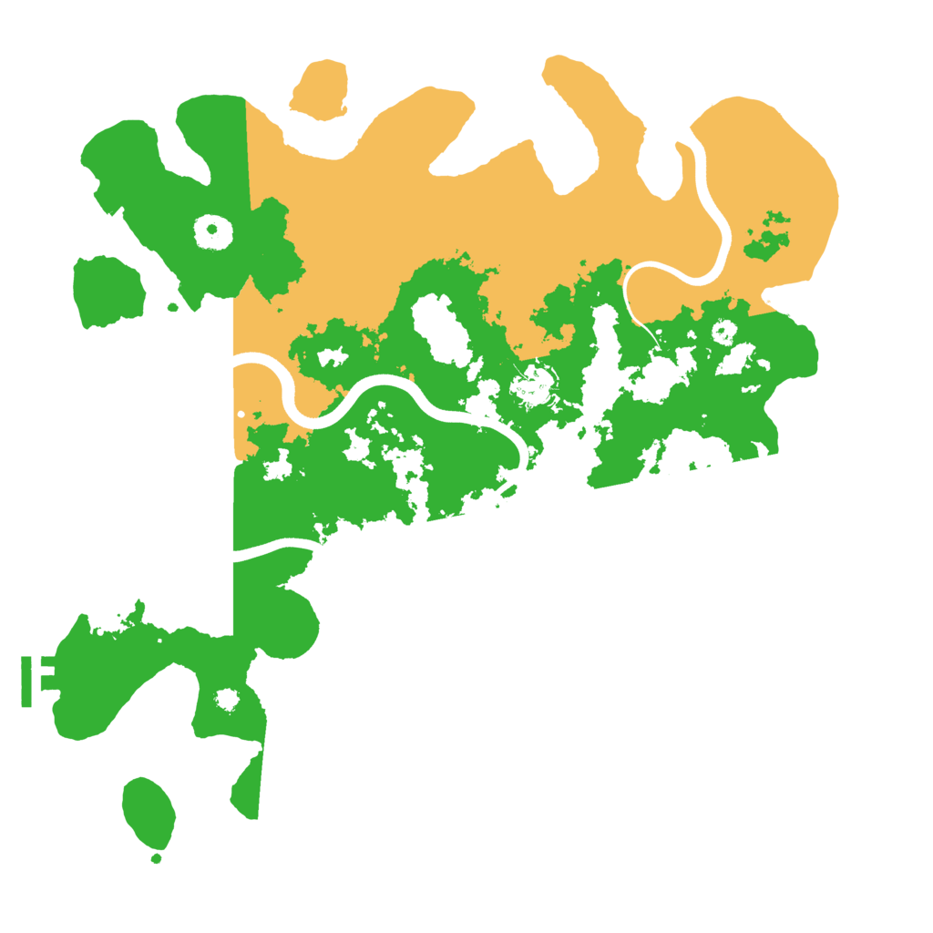 Biome Rust Map: Procedural Map, Size: 3700, Seed: 2107553973