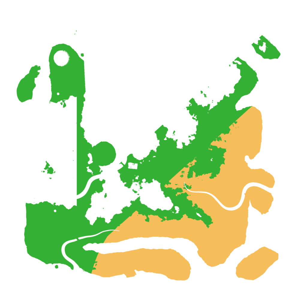 Biome Rust Map: Procedural Map, Size: 3500, Seed: 1937310977