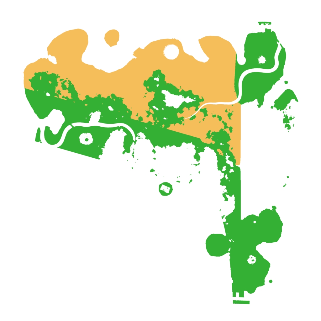 Biome Rust Map: Procedural Map, Size: 3750, Seed: 40124