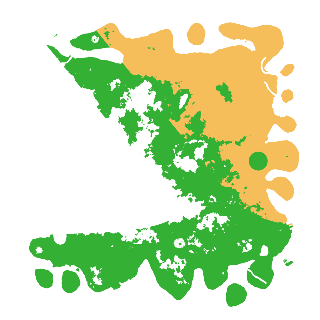 Biome Rust Map: Procedural Map, Size: 4500, Seed: 1683758402