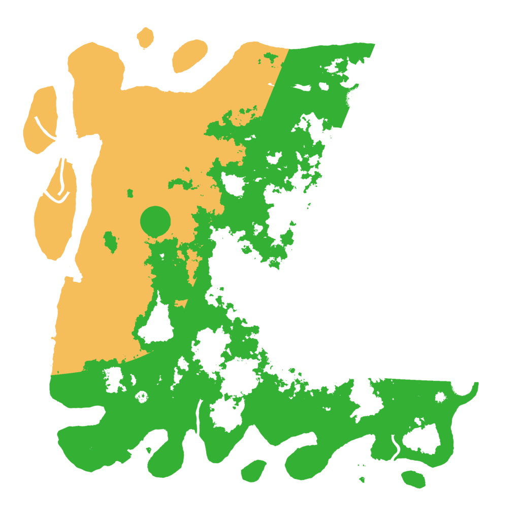 Biome Rust Map: Procedural Map, Size: 4500, Seed: 2134085468
