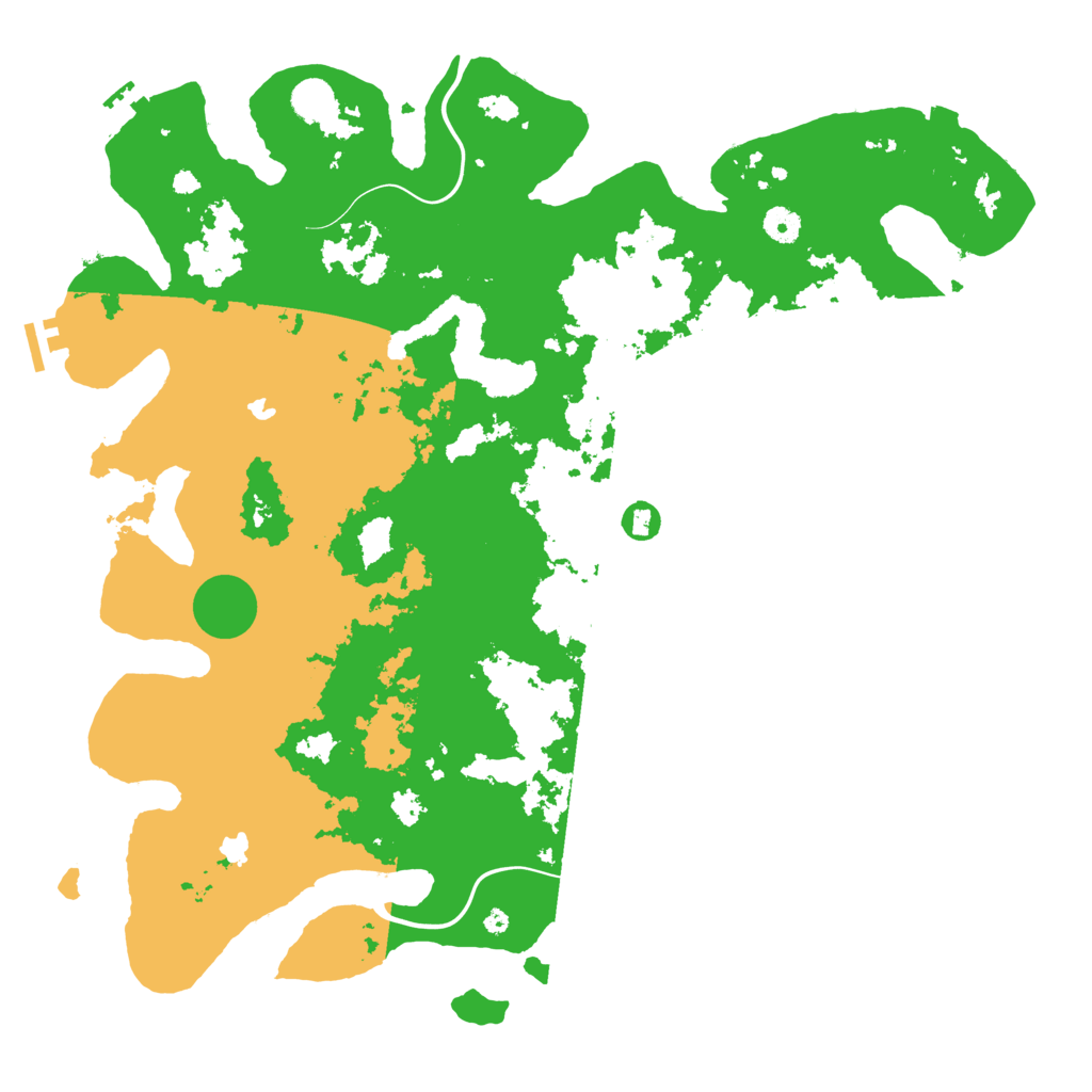 Biome Rust Map: Procedural Map, Size: 4500, Seed: 988744227