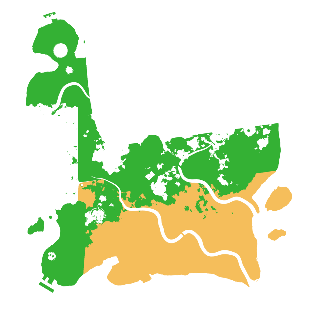 Biome Rust Map: Procedural Map, Size: 3850, Seed: 739124716