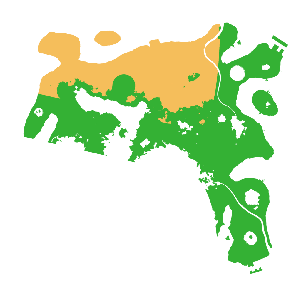 Biome Rust Map: Procedural Map, Size: 3500, Seed: 808742398