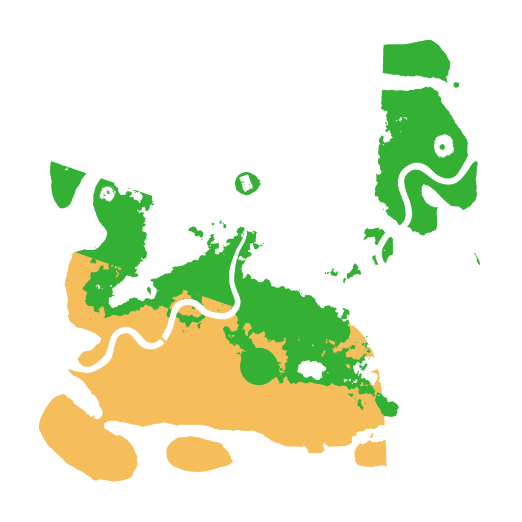 Biome Rust Map: Procedural Map, Size: 3700, Seed: 1437574762