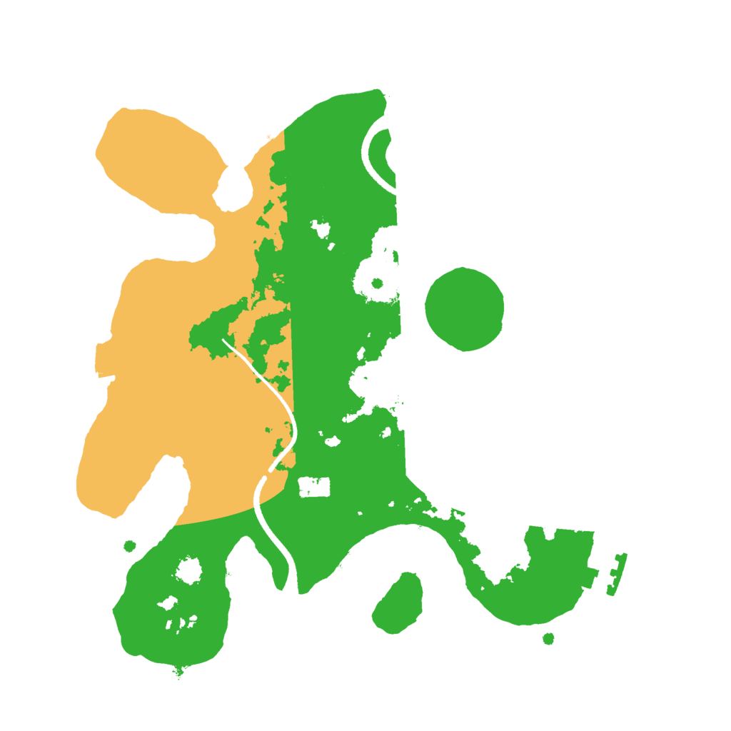 Biome Rust Map: Procedural Map, Size: 2500, Seed: 2062455506