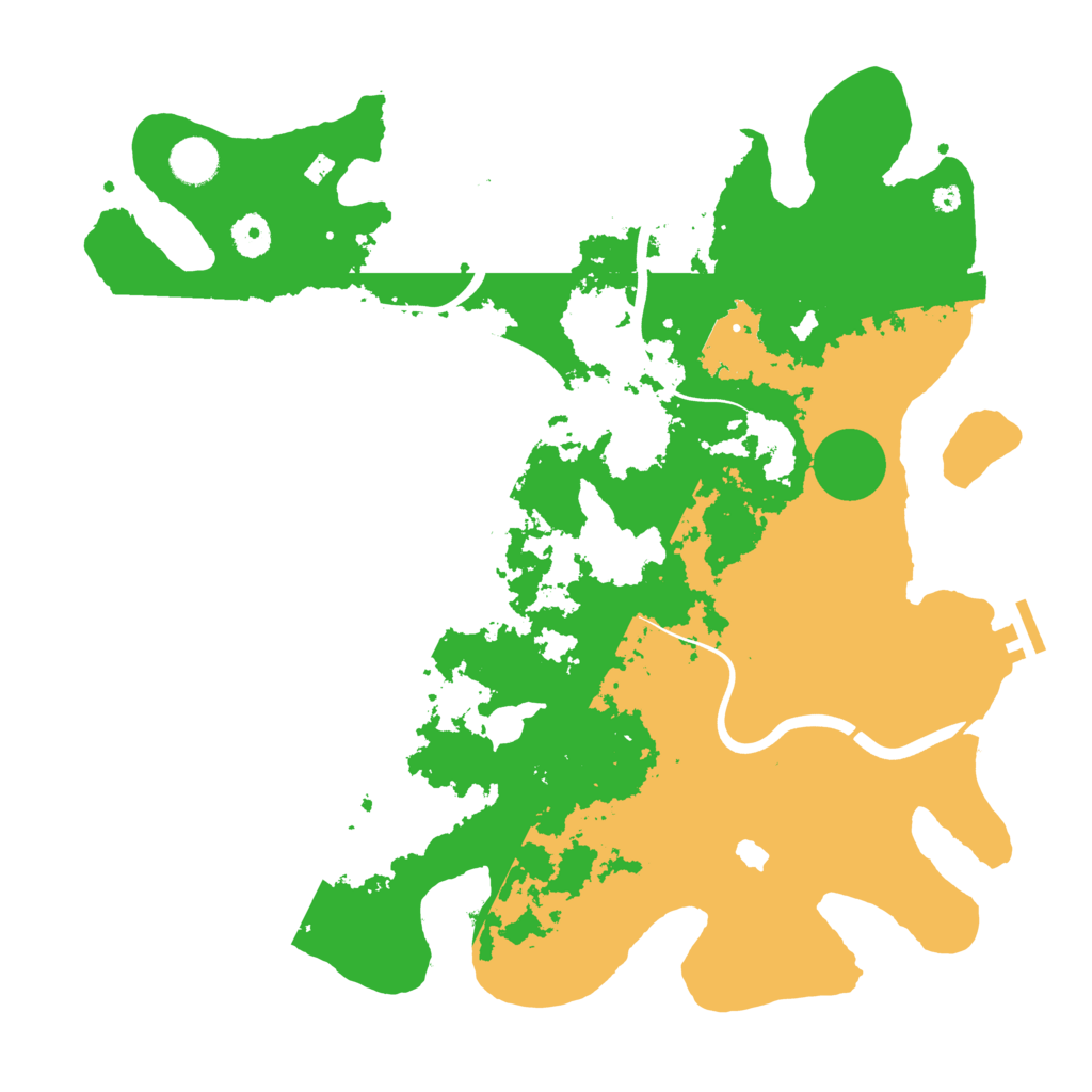 Biome Rust Map: Procedural Map, Size: 4000, Seed: 6867