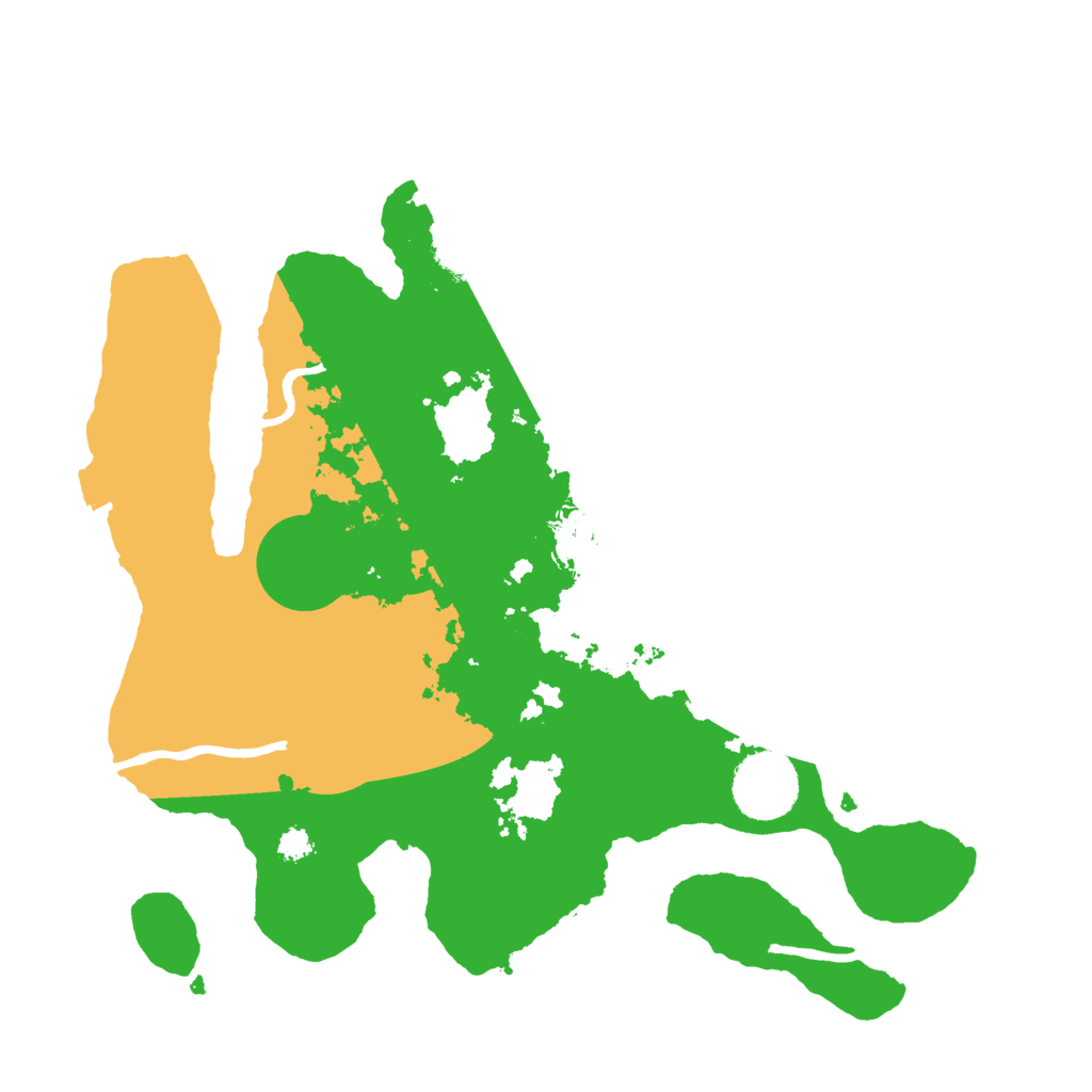 Biome Rust Map: Procedural Map, Size: 3000, Seed: 932789465