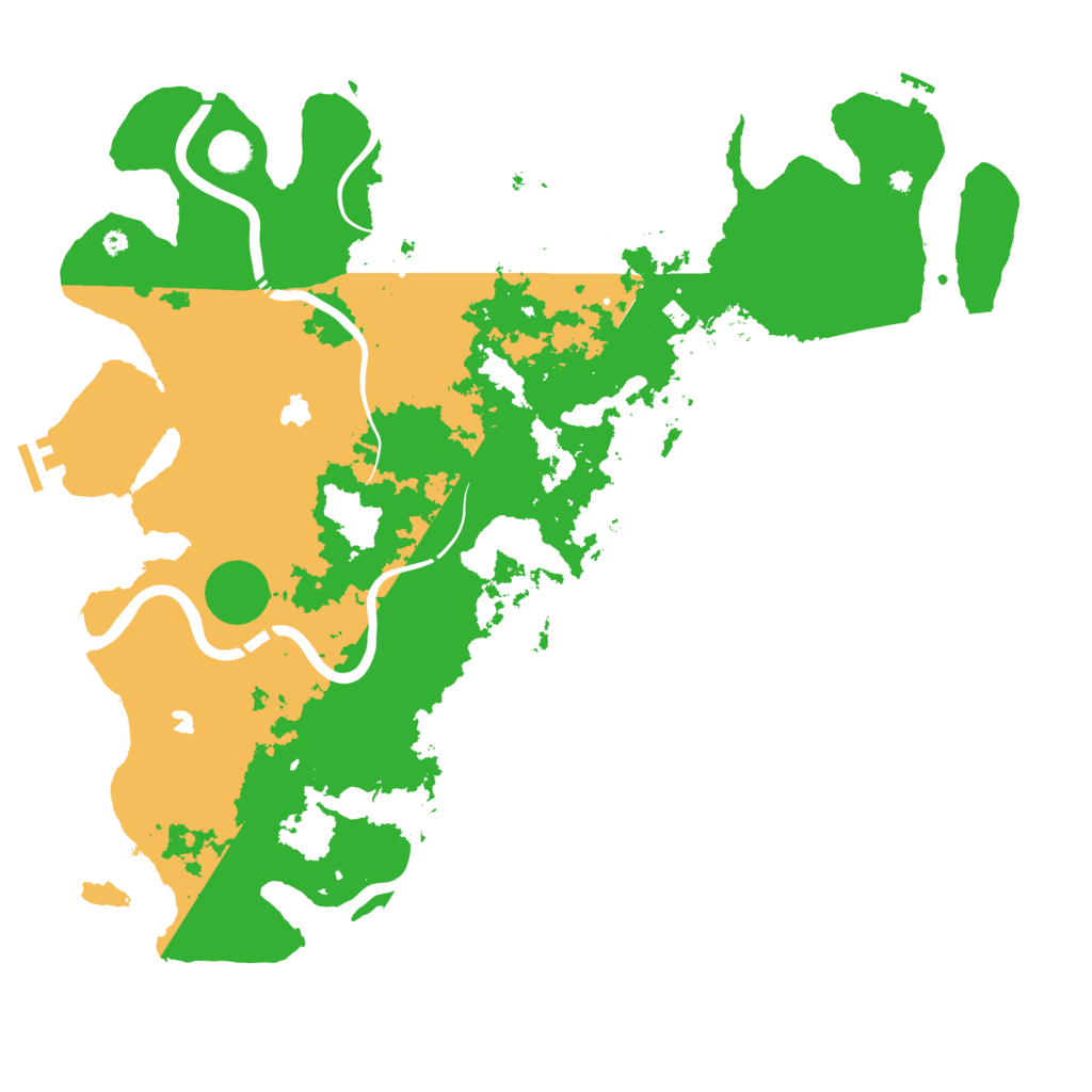Biome Rust Map: Procedural Map, Size: 4500, Seed: 407845754