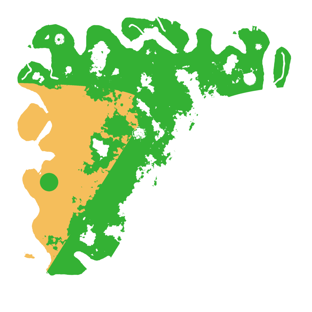 Biome Rust Map: Procedural Map, Size: 4500, Seed: 407845754