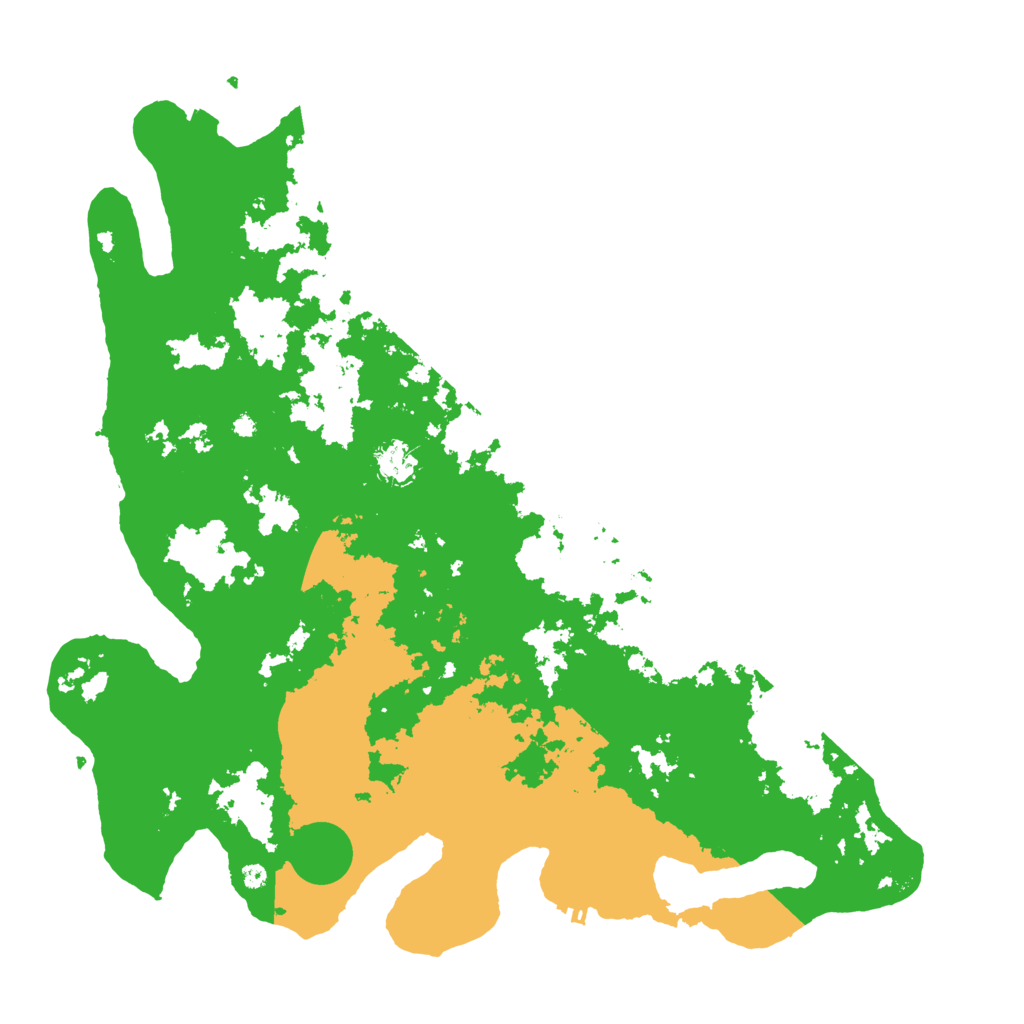 Biome Rust Map: Procedural Map, Size: 4300, Seed: 123224