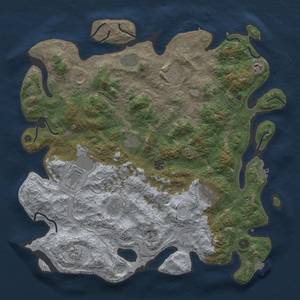 Thumbnail Rust Map: Procedural Map, Size: 4500, Seed: 234902701, 19 Monuments