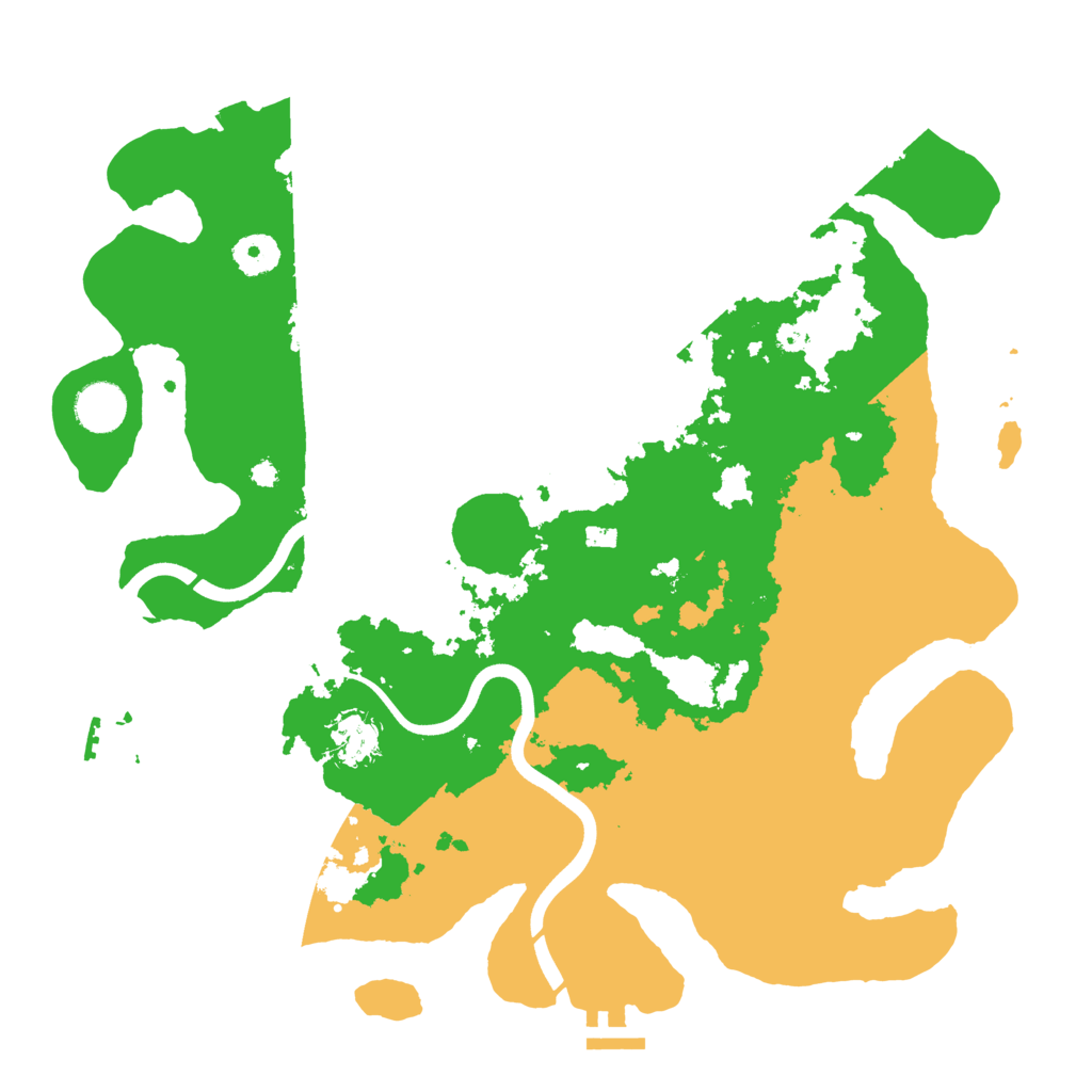 Biome Rust Map: Procedural Map, Size: 3750, Seed: 163892111
