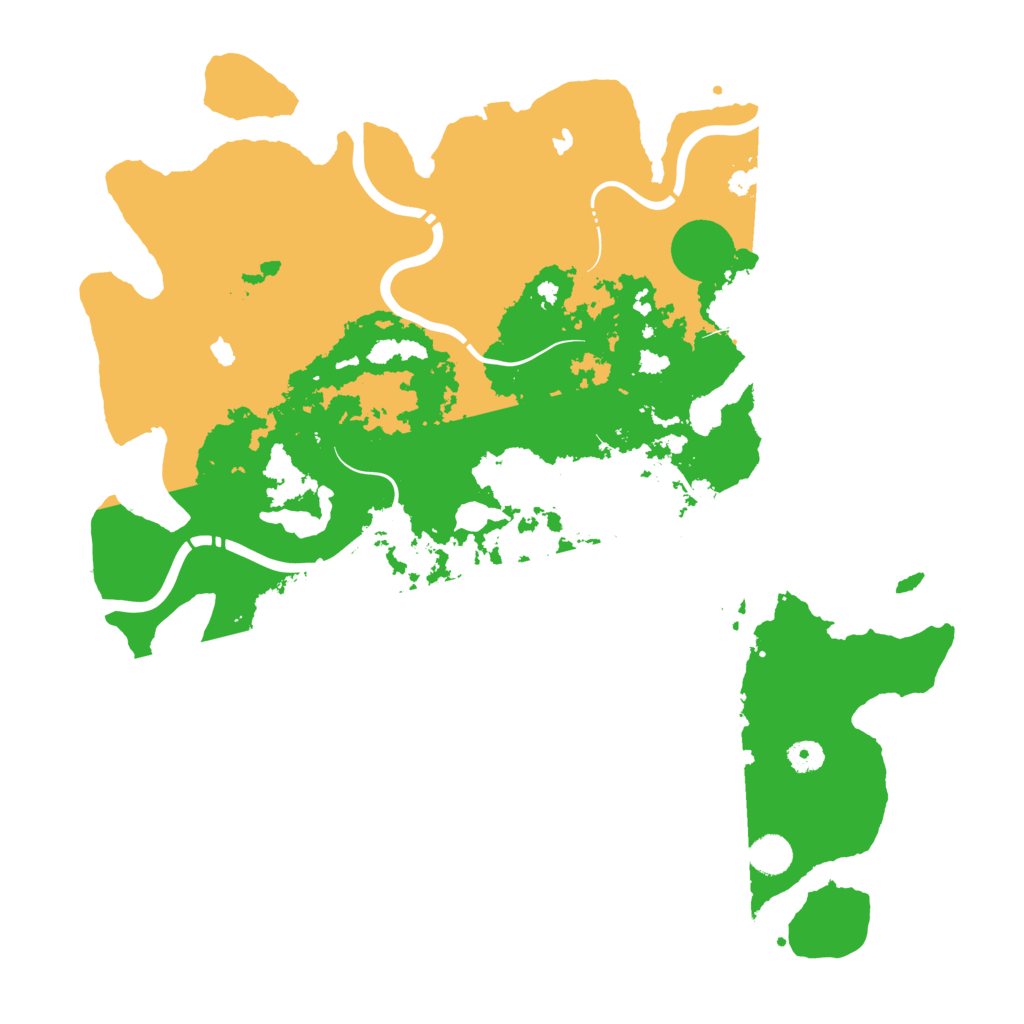 Biome Rust Map: Procedural Map, Size: 4500, Seed: 910900059