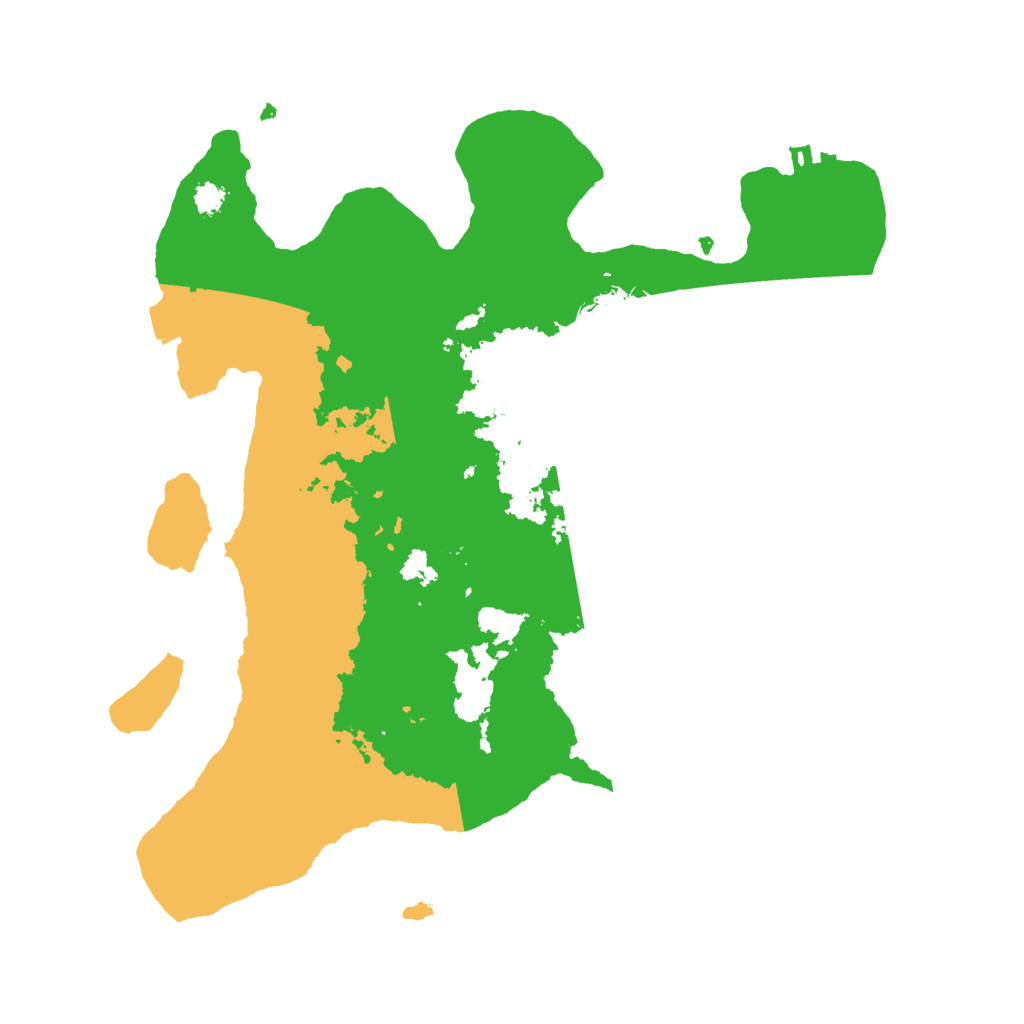 Biome Rust Map: Procedural Map, Size: 3000, Seed: 101368342