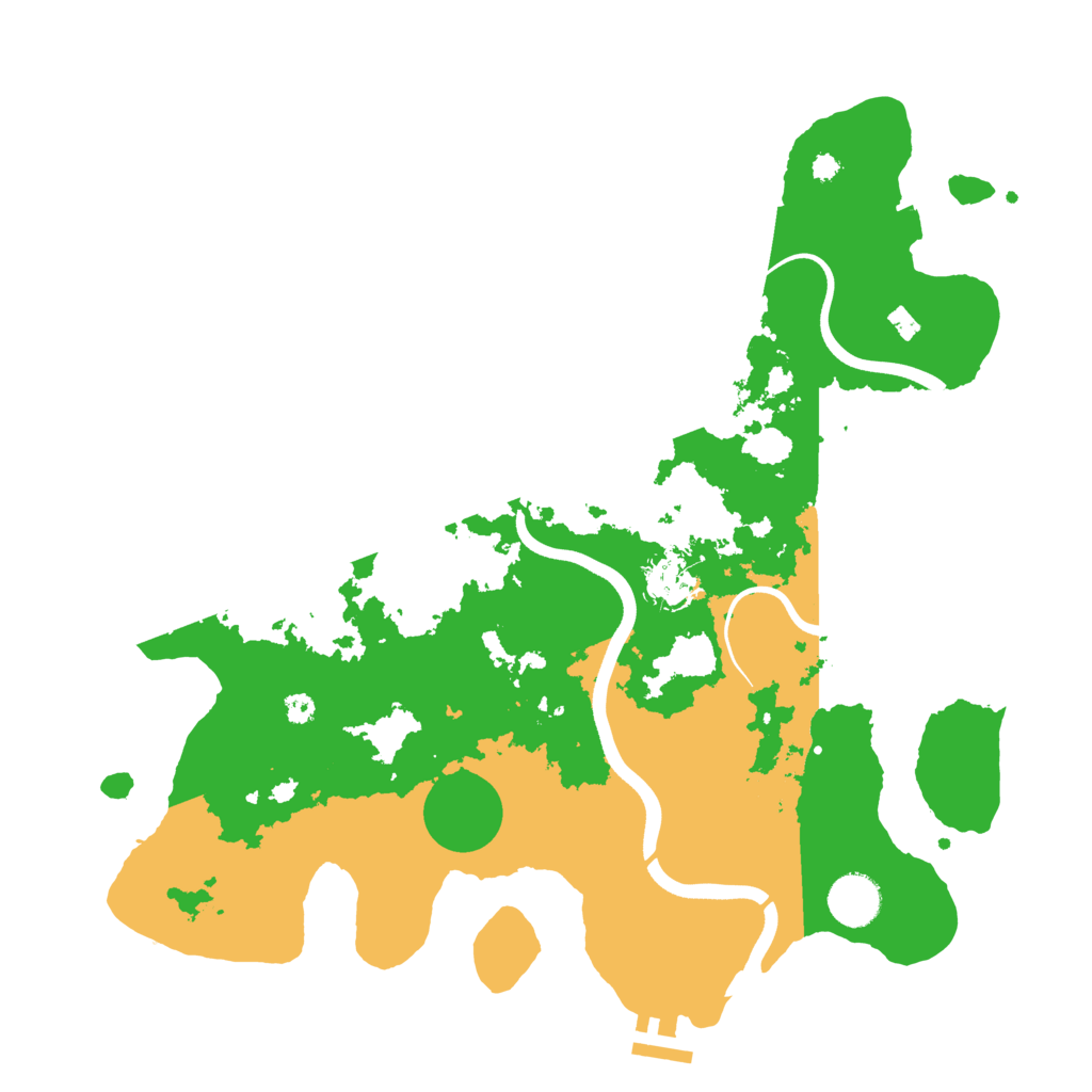 Biome Rust Map: Procedural Map, Size: 3650, Seed: 51866176