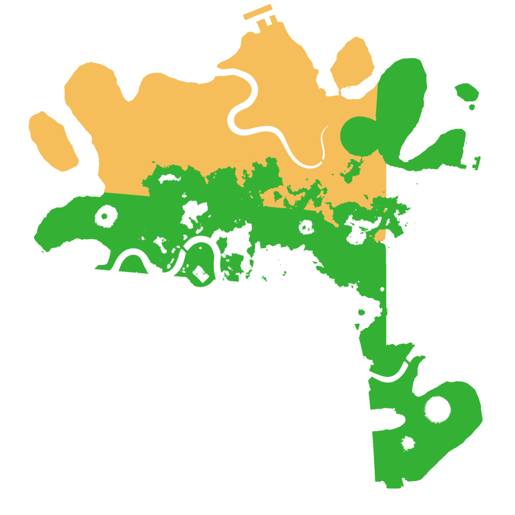 Biome Rust Map: Procedural Map, Size: 3500, Seed: 277669377