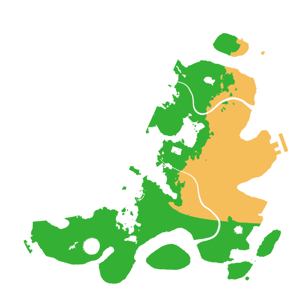 Biome Rust Map: Procedural Map, Size: 3250, Seed: 2056095831