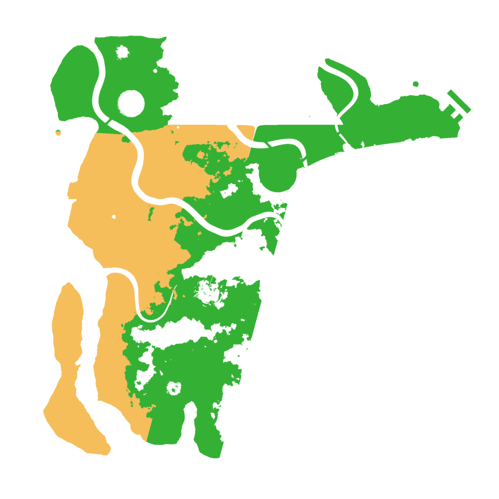 Biome Rust Map: Procedural Map, Size: 3500, Seed: 1699454723