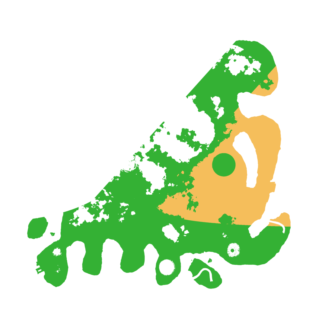 Biome Rust Map: Procedural Map, Size: 3500, Seed: 9001429