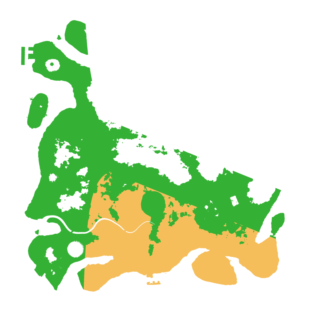 Biome Rust Map: Procedural Map, Size: 3500, Seed: 1693276965