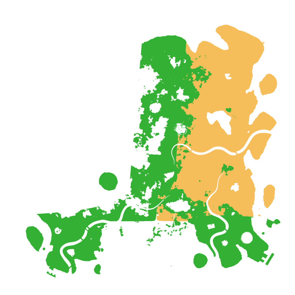 Biome Rust Map: Procedural Map, Size: 4500, Seed: 1667424299