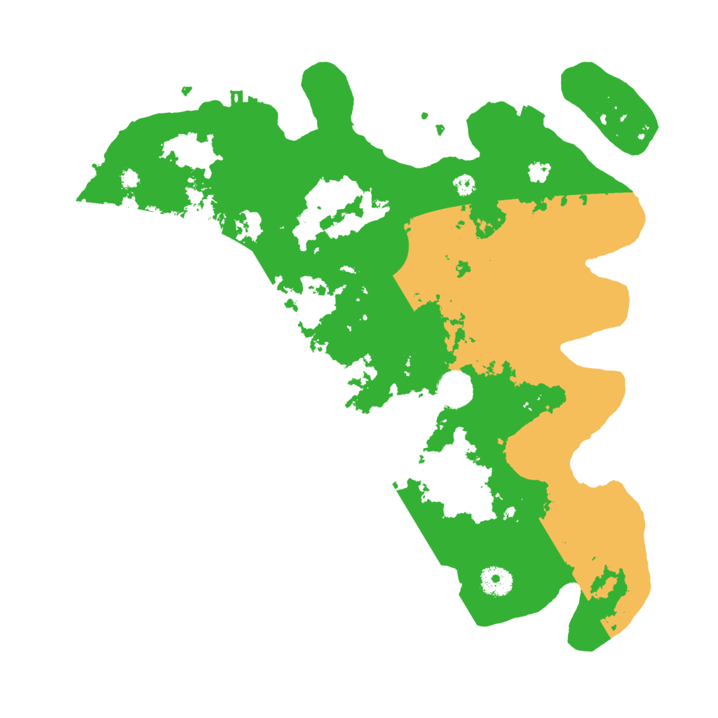 Biome Rust Map: Procedural Map, Size: 3500, Seed: 646980221
