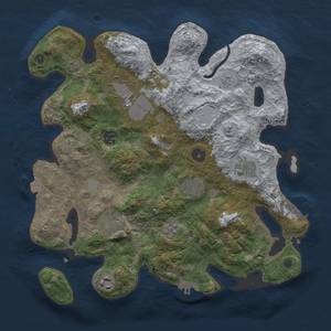 Thumbnail Rust Map: Procedural Map, Size: 3500, Seed: 267395618, 15 Monuments