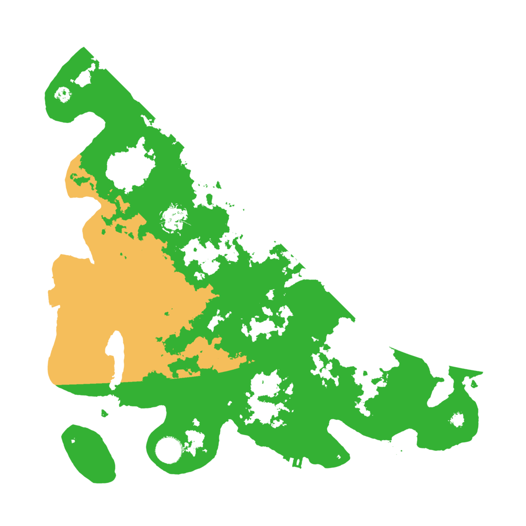 Biome Rust Map: Procedural Map, Size: 3500, Seed: 267395618