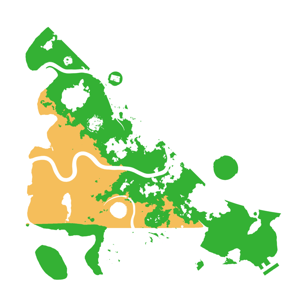 Biome Rust Map: Procedural Map, Size: 3500, Seed: 267395618