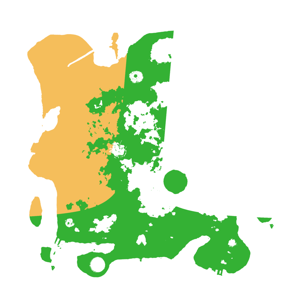 Biome Rust Map: Procedural Map, Size: 3500, Seed: 425338524