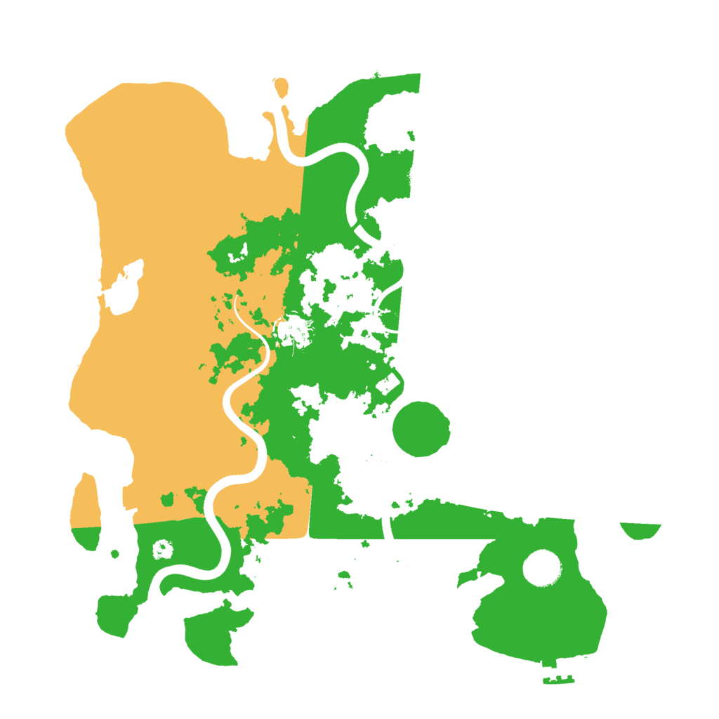 Biome Rust Map: Procedural Map, Size: 3500, Seed: 425338524
