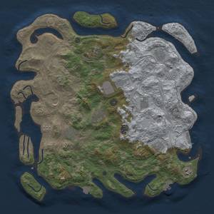 Thumbnail Rust Map: Procedural Map, Size: 4250, Seed: 415629522, 19 Monuments