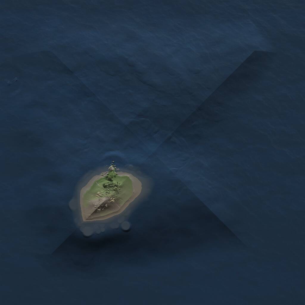 Rust Map: Procedural Map, Size: 1000, Seed: 1167195407, 1 Monuments