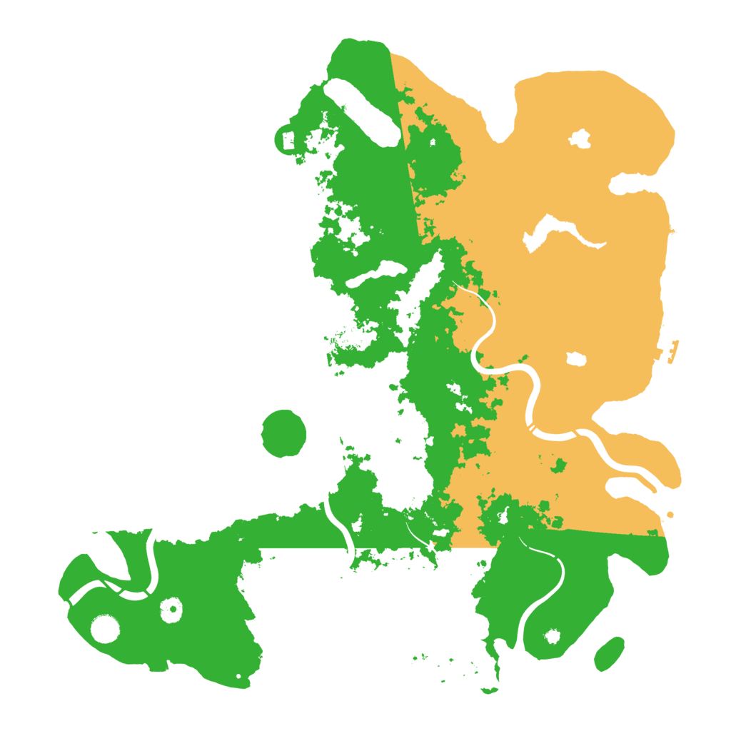 Biome Rust Map: Procedural Map, Size: 4500, Seed: 1263285198