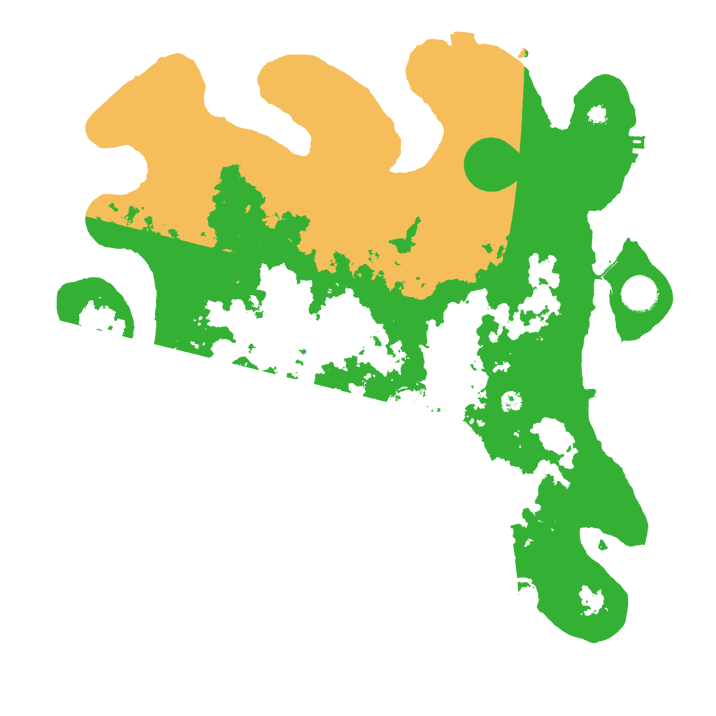 Biome Rust Map: Procedural Map, Size: 3500, Seed: 825021833