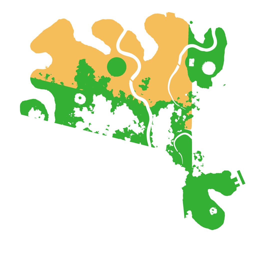 Biome Rust Map: Procedural Map, Size: 3500, Seed: 825021833