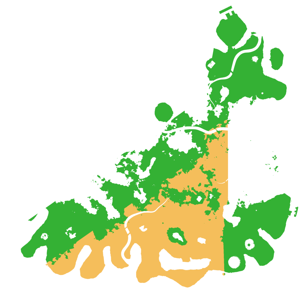 Biome Rust Map: Procedural Map, Size: 4500, Seed: 122416616