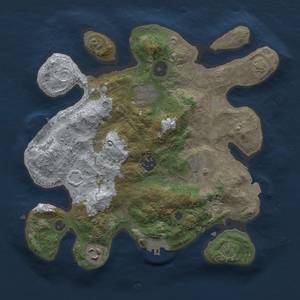 Thumbnail Rust Map: Procedural Map, Size: 3000, Seed: 847532, 12 Monuments