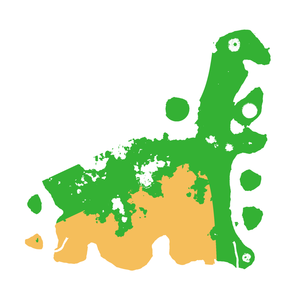 Biome Rust Map: Procedural Map, Size: 3500, Seed: 47383835