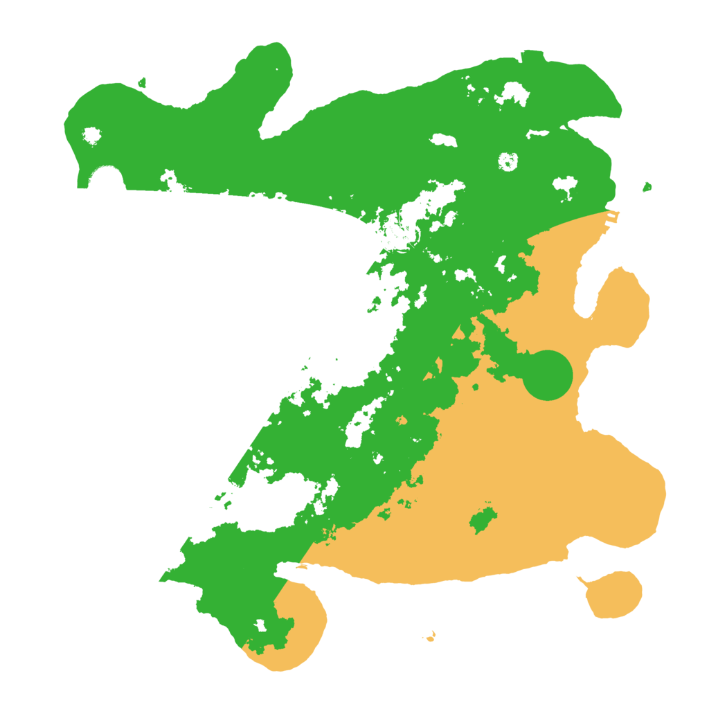 Biome Rust Map: Procedural Map, Size: 3700, Seed: 287201270