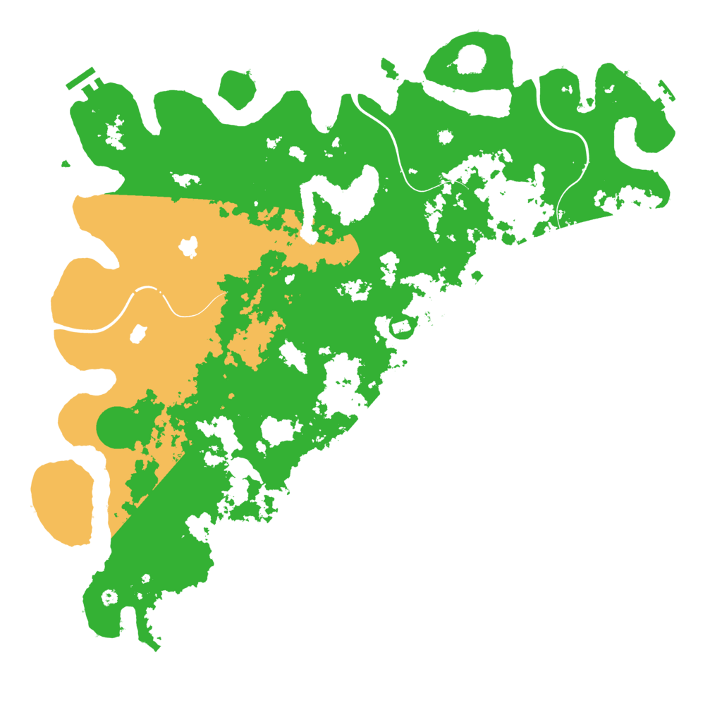 Biome Rust Map: Procedural Map, Size: 4500, Seed: 507299908