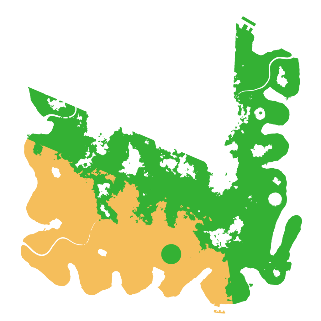 Biome Rust Map: Procedural Map, Size: 4250, Seed: 3565