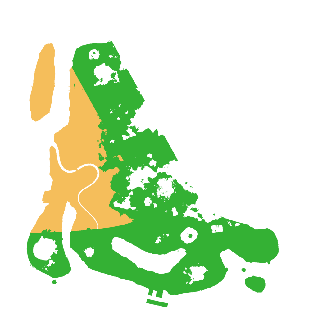 Biome Rust Map: Procedural Map, Size: 3000, Seed: 29111